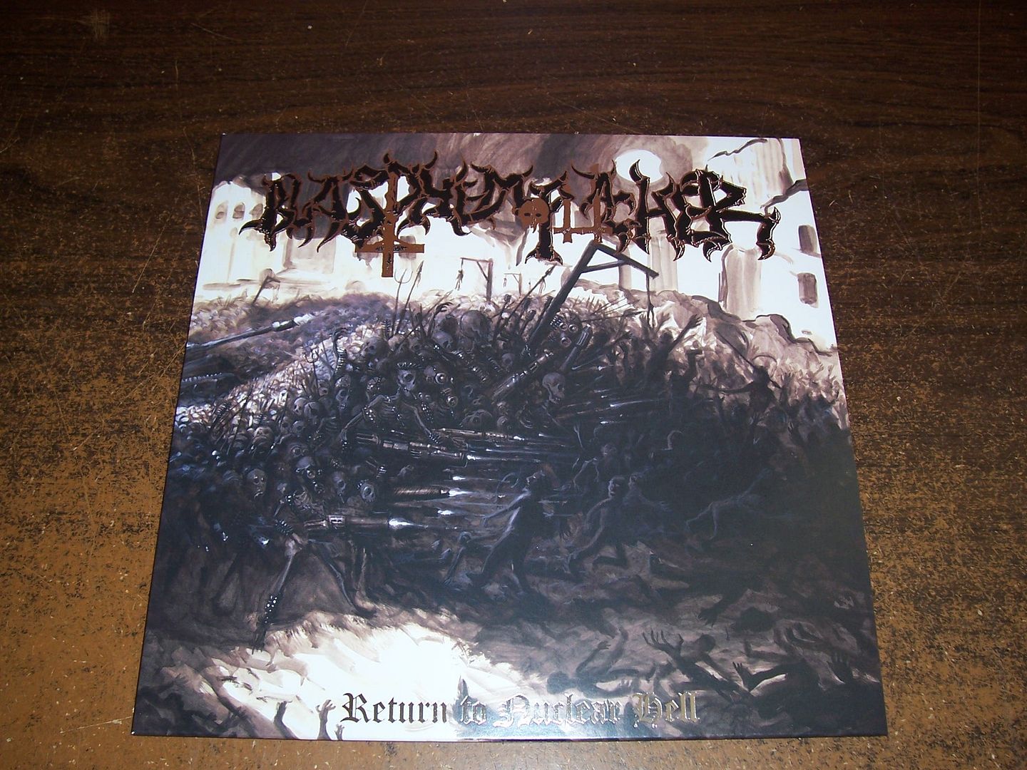 Blasphemo return LP cover